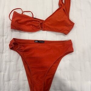 Zara Vibrant Red Bikini Set